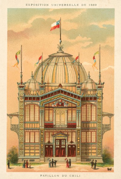 Paviljoen van Chili, Exposition Universelle 1889, Parijs door French School