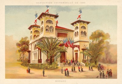 Paviljoen van Monaco, Exposition Universelle 1889, Parijs door French School