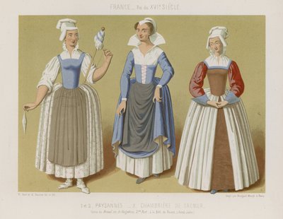 Boer en de kamermeisjes van Saumur door French School