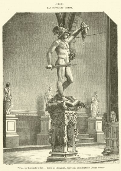 Perseus door French School