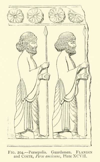 Persepolis, wachters door French School