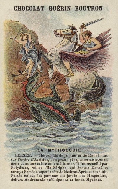 Perseus door French School