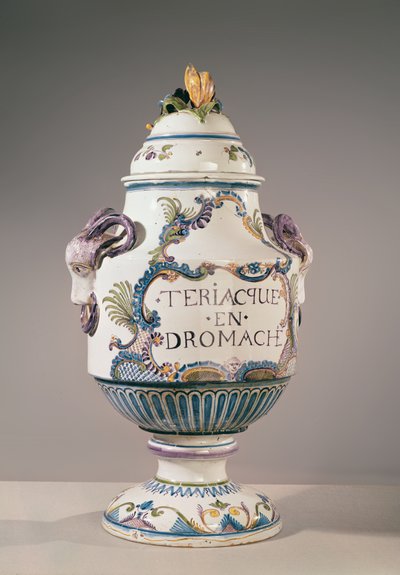 Farmaceutische pot (faience) door French School
