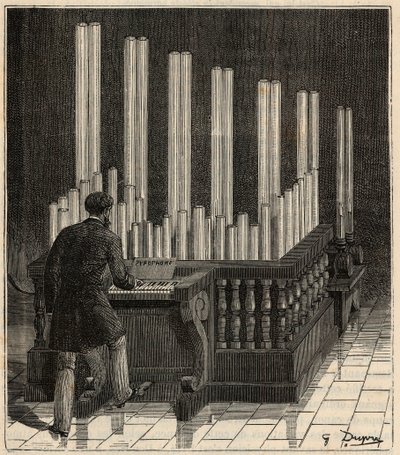 Gasorgel - Gravure in 