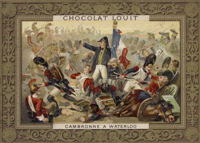 Pierre Cambronne, Franse generaal, bij de Slag bij Waterloo, 1815 door French School