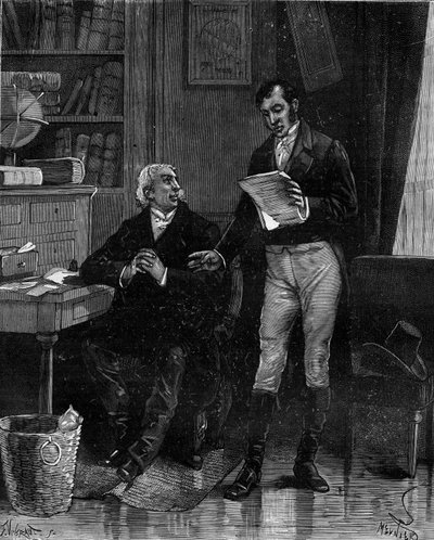 Pierre Simon de Laplace, Franse astronoom, wiskundige en natuurkundige, communiceert zijn werk over Euler