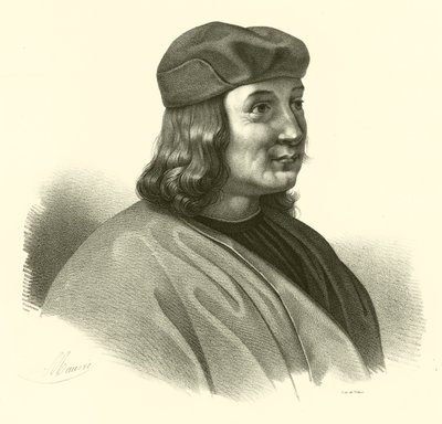 Pietro Perugino, geboren Pietro Vannucci, portret door French School