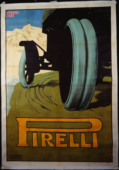 Pirelli, circa 1920 door French School
