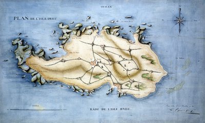 Plan van het Ile d