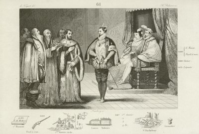 Poolse ambassadeurs informeren Hendrik, hertog van Anjou dat hij is gekozen tot koning van Polen, 1573 door French School