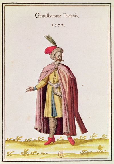 Poolse edelman, 1577 door French School
