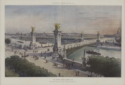 Pont Alexandre III, Exposition Universelle 1900, Parijs door French School