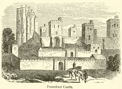Kasteel van Pontefract door French School