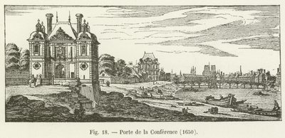 Conferentiepoort, 1650 door French School