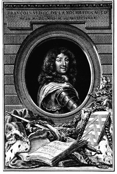 Portret François 6, Hertog van de Rochefoucauld (1613-1680) - Familiearchieven. door French School