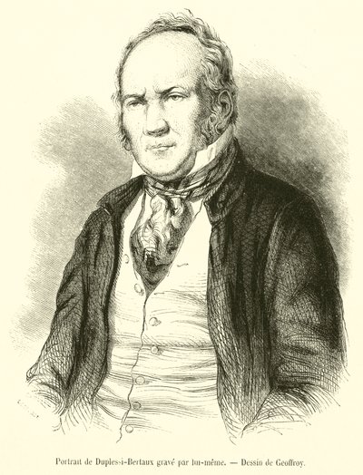 Portret van Duplessi-Bertaux grave door French School