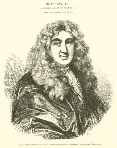 Portret van Robert Nanteuil door French School