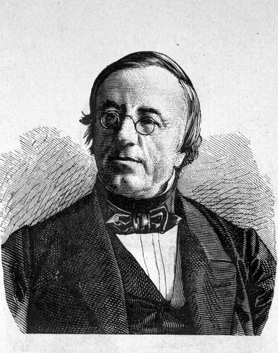 Portret van A. de la Rive (1801 - 1873), Zwitserse natuurkundige - in 