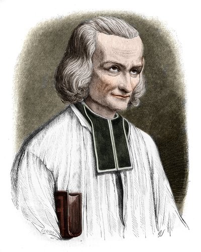 Portret van Abbe Jean Marie Vianney, bekend als de Cure d