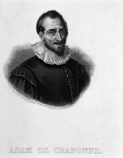 Portret van Adam de Craponne, Franse ingenieur (1527 - 1576) door French School