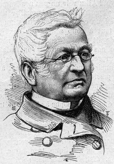 Portret van Adolphe Thiers (1797-1877), Franse politicus, historicus en academicus. Gravure in 