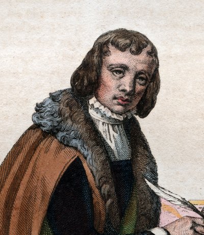 Portret van Alain Chartier (1385-1430) door French School