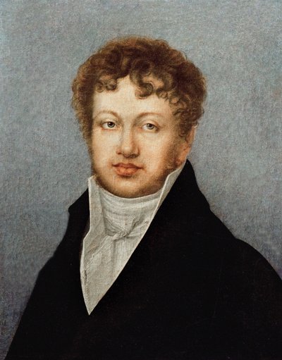 Portret van André Marie Ampère (1775-1836) door French School