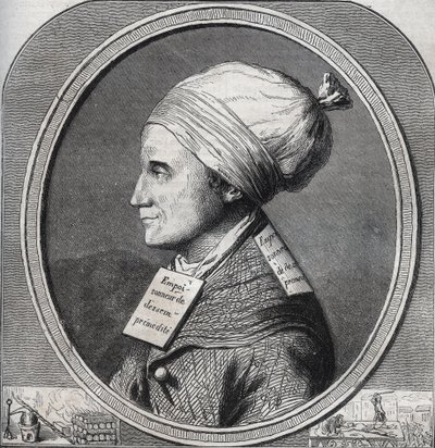 Portret van Antoine-Francois Desrues (1744-1777) Franse vergiftiger door French School