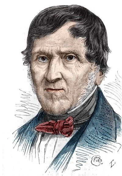 Portret van Antoine Becquerel (1888-1878), Franse natuurkundige. Gravure in 