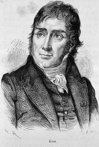 Portret van Antoine Jean Gros (1771 - 1835), leerling van David en daarna officiële schilder van Napoleon - in 