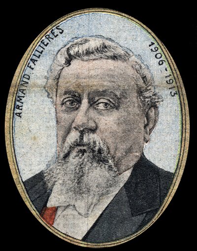 Portret van Armand Fallieres (1841-1931), President van de Republiek door French School