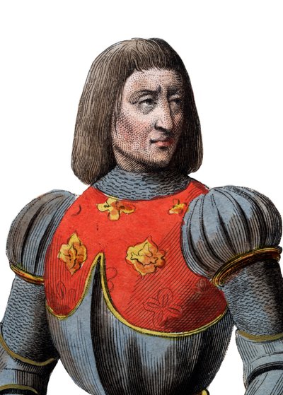 Portret van Arthur III Hertog van Bretagne, Franse constabel door French School