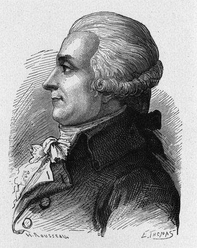 Portret van Baron Louis-Bernard Guyton-Morveau (Louis Bernard Guyton de Morveau) (Guiton) (1737-1816), Franse politicus, chemicus en revolutionair - in 