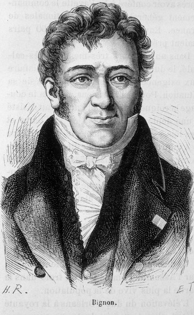Portret van Bignon - in “L