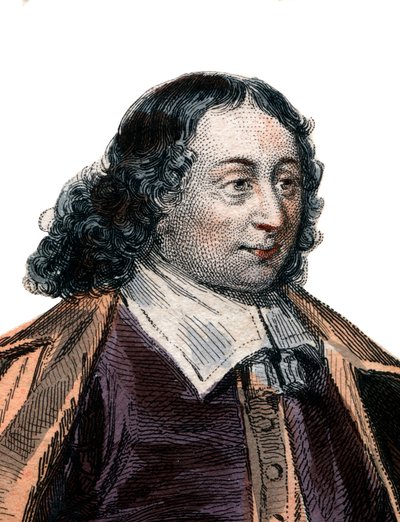 Portret van Blaise Pascal (1623-1662), Franse wiskundige en schrijver door French School