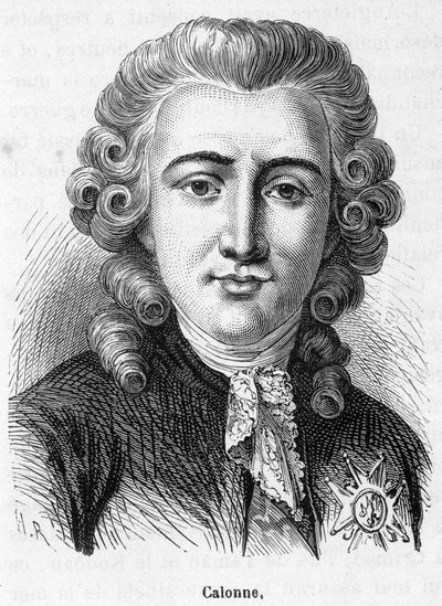Portret van Charles Alexandre de Calonne (1734-1802) - in 