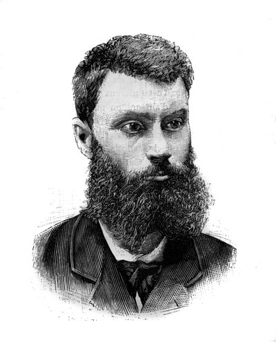 Portret van Charles Camille Pelletan (1846-1915), Franse politicus, journalist en schrijver. Gravure in 