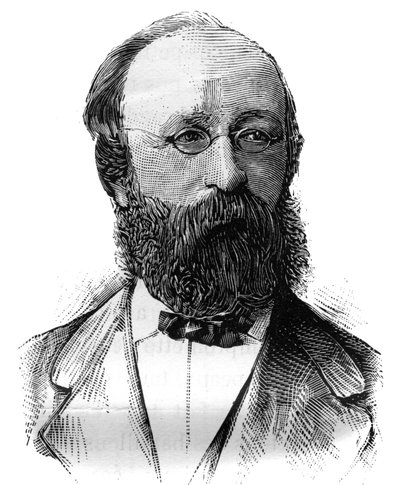 Portret van Charles Demole (1828-1908), Franse politicus. Gravure in 