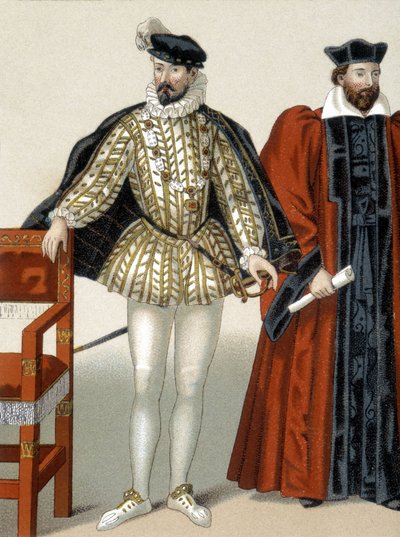 Portret van Karel IX met de ketting van de Orde van Sint-Michiel door French School