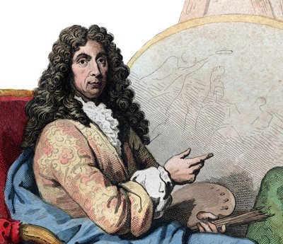 Portret van Charles Lebrun (Le Brun) (1619-1690), Franse schilder en kunsttheoreticus door French School