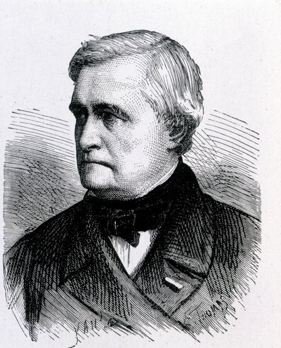 Portret van Claude Pouillet, Franse natuurkundige (1790 - 1868) - in 