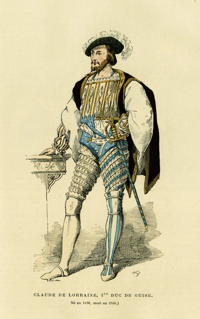 Portret van Claude de Lorraine (1496-1550), Eerste Hertog van Guise door French School