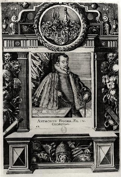 Portret van graaf Anton Fugger door French School
