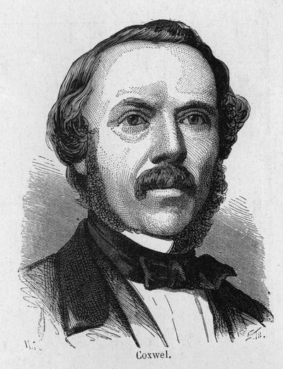 Portret van Coxwel, Britse luchtvaartpionier - in 