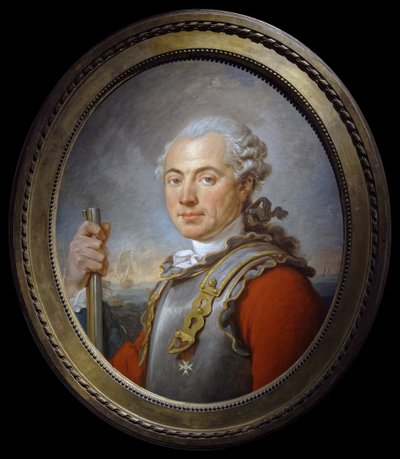 Portret van Edmond Antoine Francois de Sadouvilliers de Billaud door French School