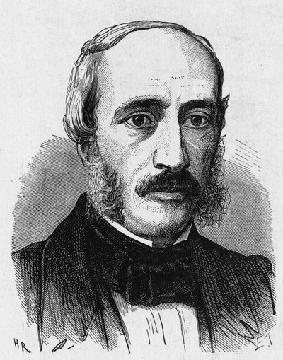 Portret van Edmond Becquerel (1820 - 1891), Franse natuurkundige - in 