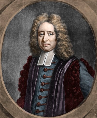 Portret van Edmond Halley (1656-1742), Engelse astronoom door French School