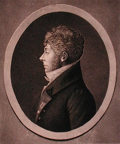 Portret van Etienne-Nicolas Mehul (1763-1817) gegraveerd door Edme Quenedey (1756-1830) door French School