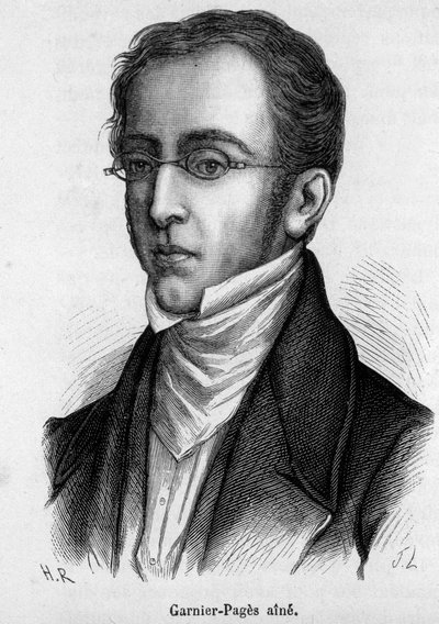 Portret van Etienne Joseph Louis Garnier-Pages (Garnier Pages) (1801-1841), Franse politicus door French School