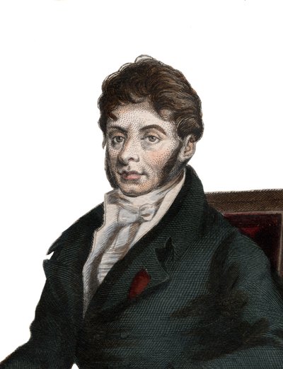 Portret van Etienne Nicolas Mehul door French School